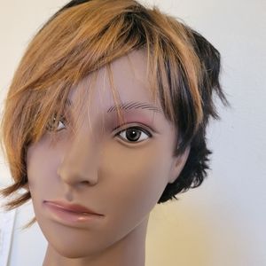 Human hair pixie cut